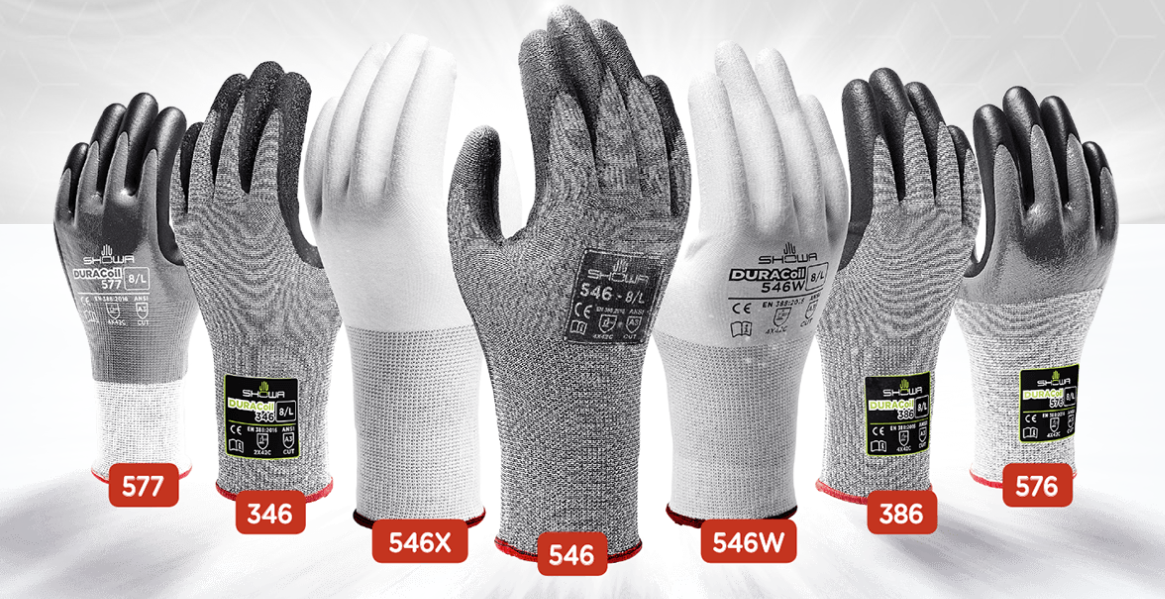 SHOWA® DURACoil™ Multipurpose Industrial A3 Cut Glove Series